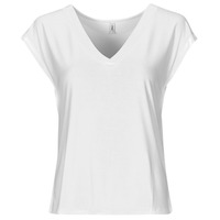 Clothing Women short-sleeved t-shirts Only ONLFREE White