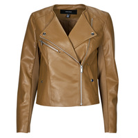 Clothing Women Leather jackets / Imitation le Vero Moda VMRILEY  Cognac