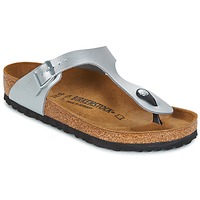 Shoes Women Flip flops Birkenstock GIZEH Silver